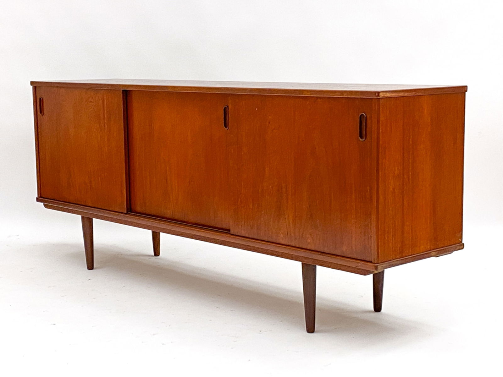 DANISH TEAK SIDEBOARD MANNER OF HENRY HANSEN
