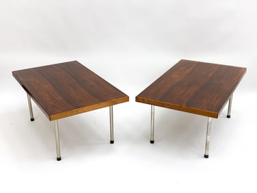 DANISH ROSEWOOD SIDE TABLES LYSBERG,HANSEN & THERP