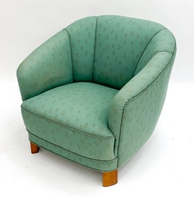 DANISH CLUB CHAIR BY VIGGO BOESEN FOR SLAGELSE