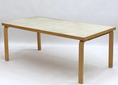 ATTR. ALVAR ALTO BENTWOOD DINING TABLE