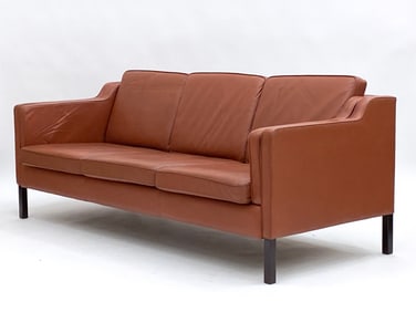 STOUBY DANISH LEATHER SOFA