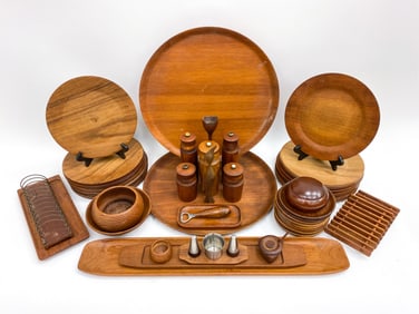 DANISH & SWEDISH TEAK KITCHENWARE GROUPING