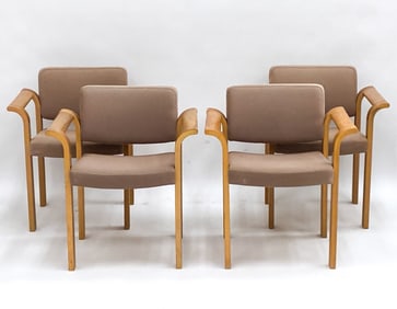 THYGESEN & SORENSEN FOR MAGNUS DANISH OAK CHAIRS