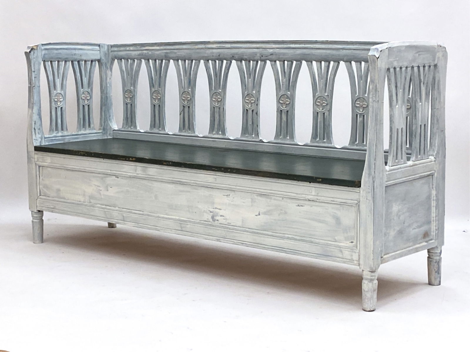 SWEDISH PAINTED PINE SOFA (1 of 13)