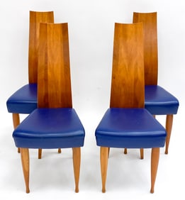 (4) DANISH TEAK DINING CHAIRS BY GUDME MOBELFABRIK