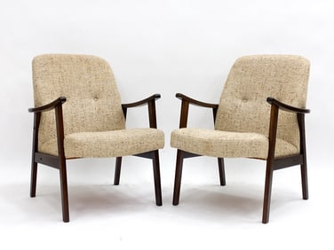 (2) DANISH TEAK ARMCHAIRS BY FARSTRUP