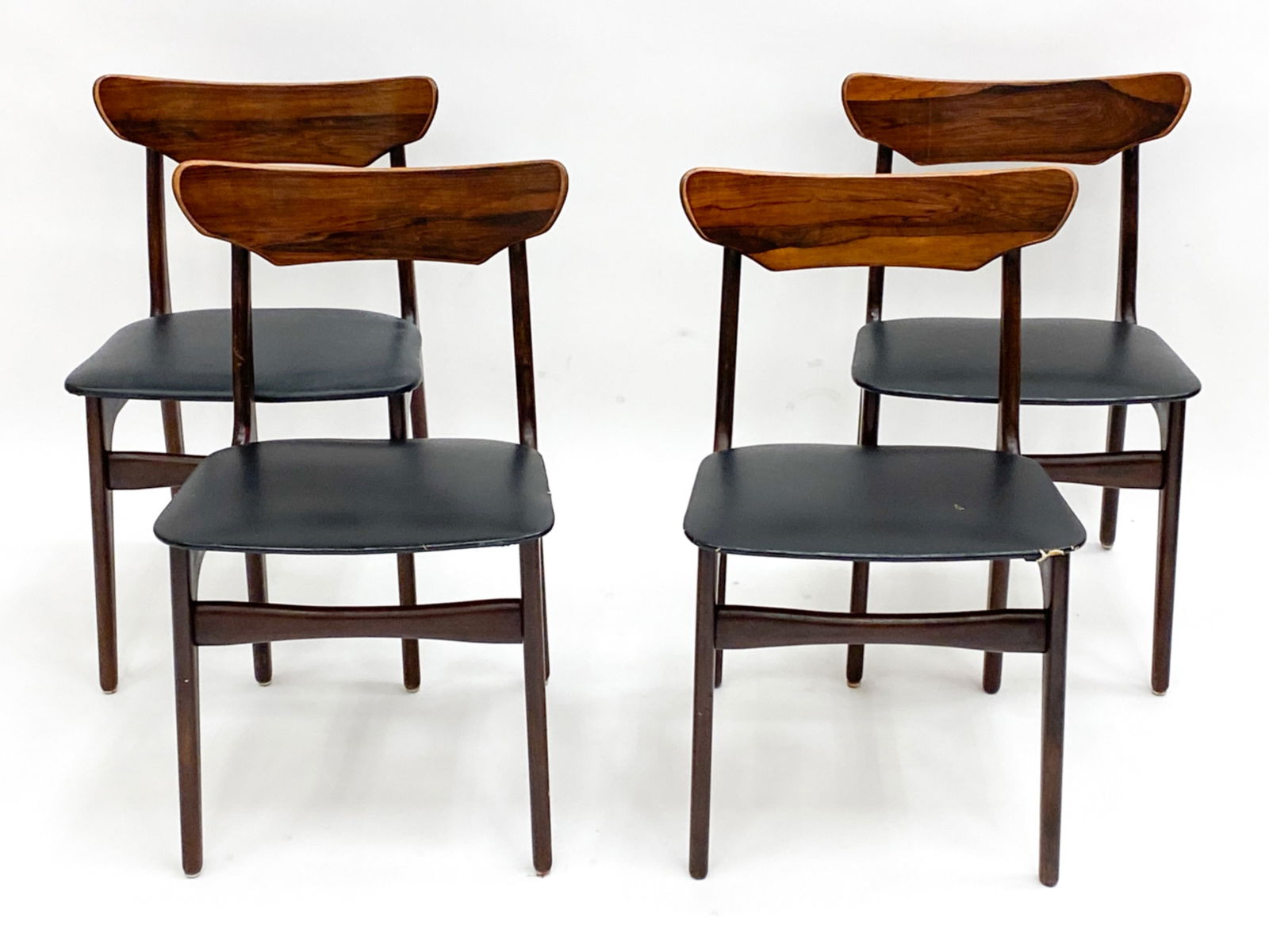 (4) MID-CENTURY DANISH ROSEWOOD DINING CHAIRS (1 of 20)