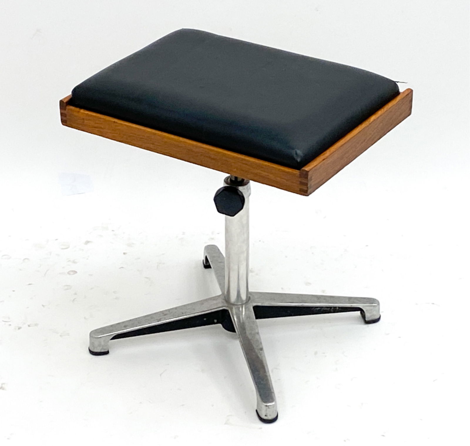 DANISH TEAK PIANO BENCH STOOL (1 of 14)