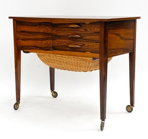 DANISH ROSEWOOD SEWING CHEST. C.1960'S