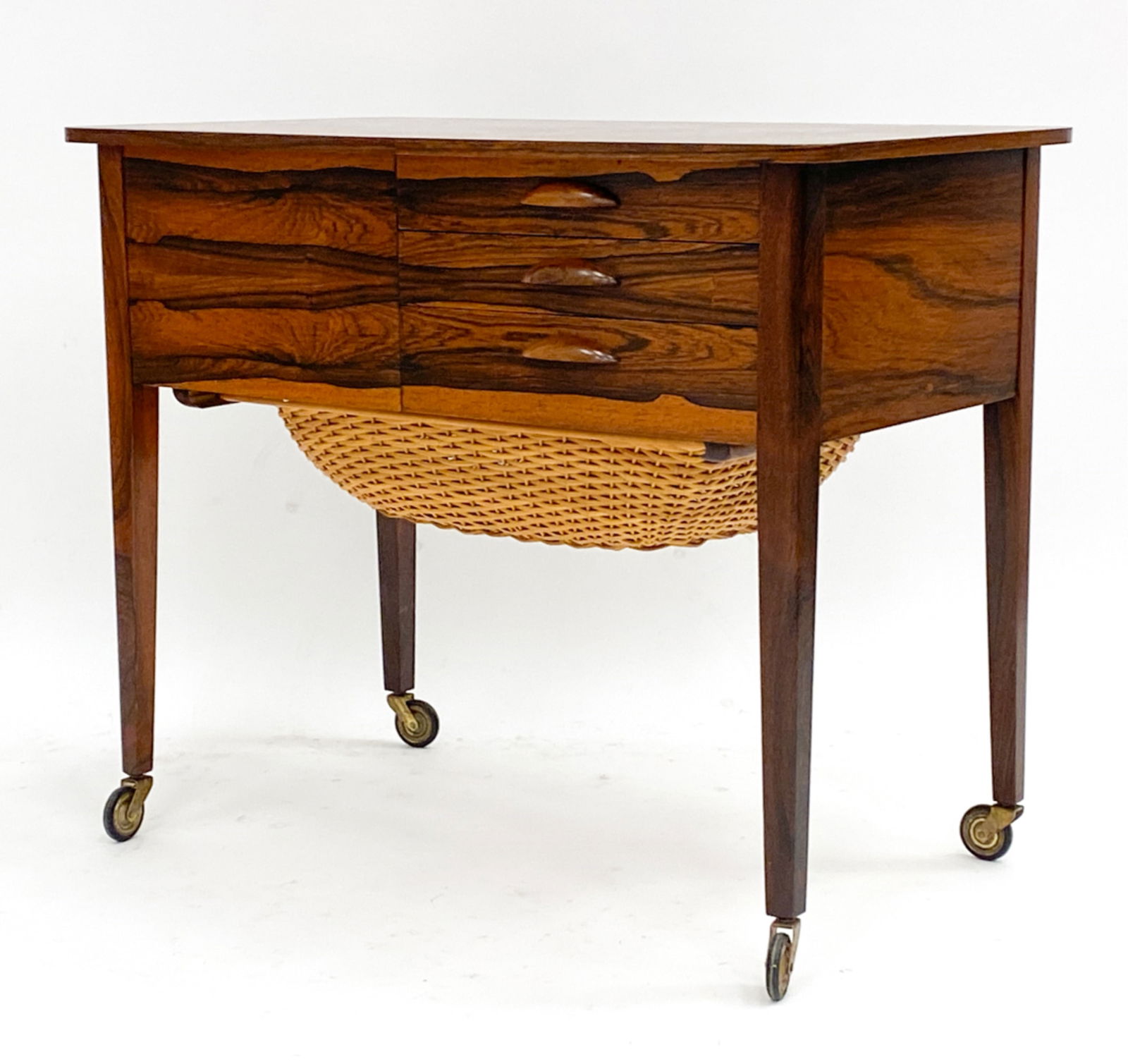 DANISH ROSEWOOD SEWING CHEST. C.1960'S (1 of 20)