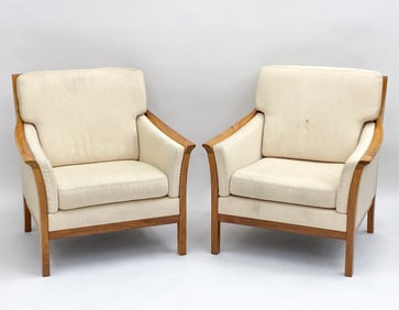 PAIR OF OLE WANSCHER ROSEWOOD ARMCHAIRS