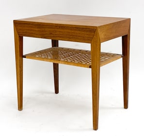SEREVIN HANSEN DANISH TEAK NIGHTSTAND C.1950'S