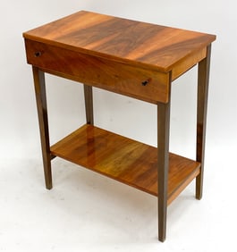 DANISH WALNUT SIDE TABLE C.1960'S