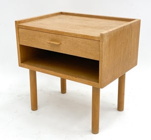 DANISH OAK NIGHTSTAND CHEST BY WEGNER FOR GETAMA