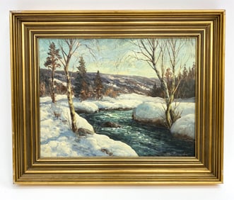 DANISH O/C WINTER LANDSCAPE