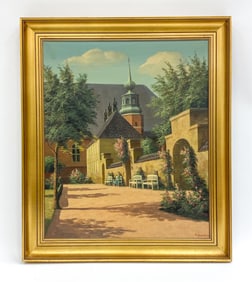 F.SVENDSEN (DANISH 1885 -1975) O/C