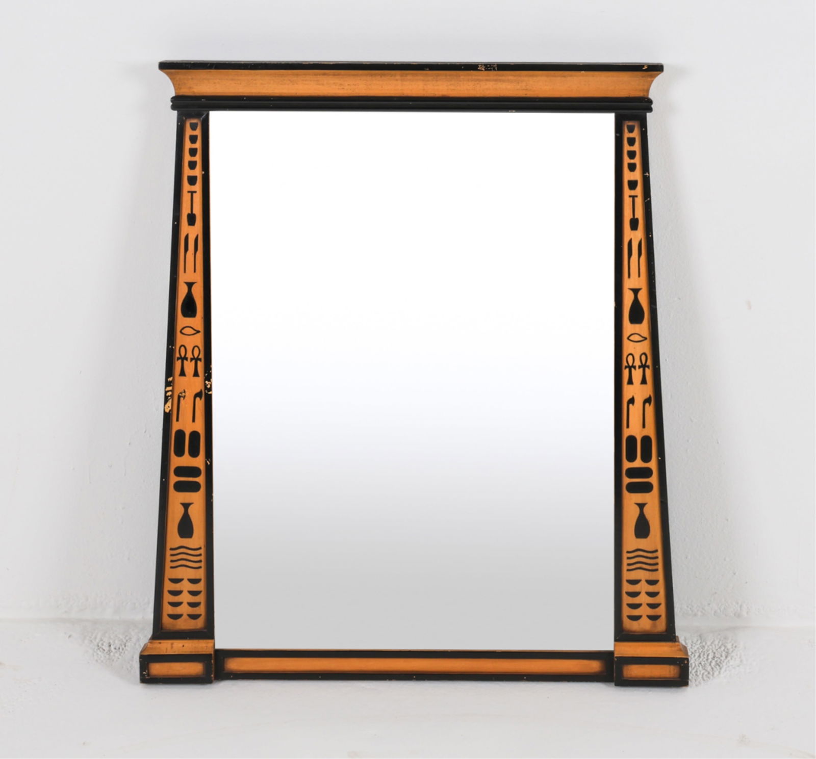 ANTIQUE EGYPTIAN REVIVAL STYLE WALL MIRROR (1 of 13)
