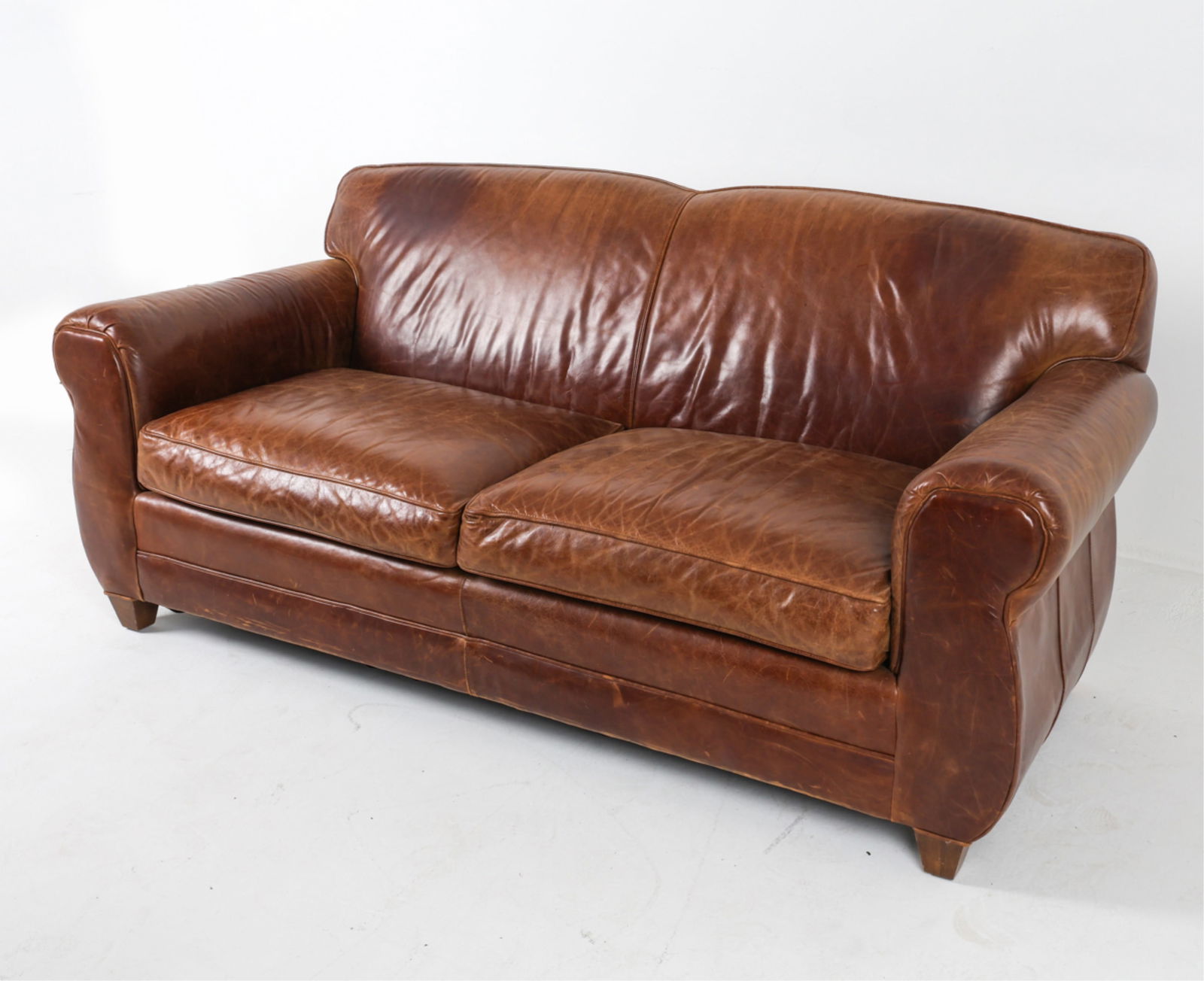 RESTORATION HARDWARE LEATHER SOFA (1 of 19)