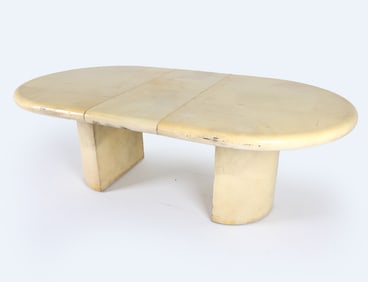 KARL SPRINGER STYLE LACQUERED DINING TABLE