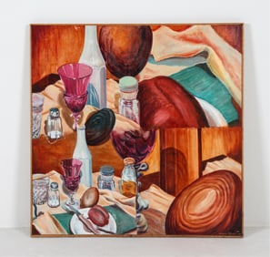 WTADYSTAW PACTOREK JR ABSTRACT STILL LIFE O/C