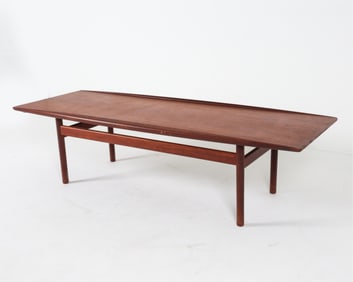 GRETE JALK FOR POUL JEPPESEN TEAK COFFEE TABLE