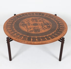 VAD TREVARE EGYPTIAN THEMED COFFEE TABLE