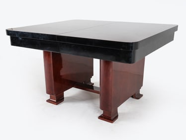 ART DECO STYLE EXPANDING DINING TABLE