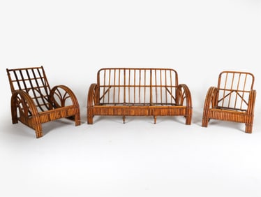 BAMBOO AND RATTAN SOFA SUITE