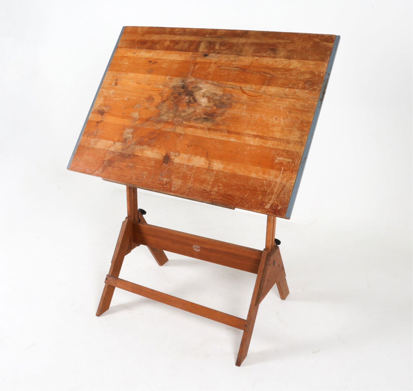 VINTAGE ANCO BILT OAK DRAFTING TABLE (1 of 18)