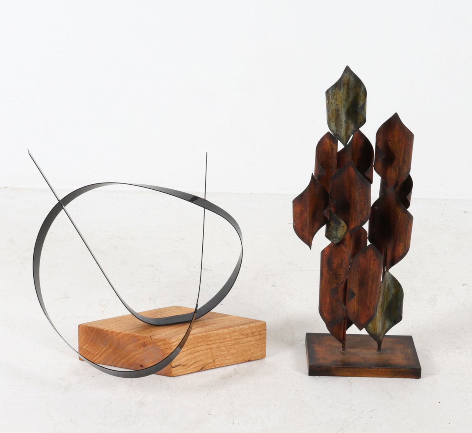 (2) ABSTRACT METAL SCULPTURES INCL. JOE GITTERMAN (1 of 13)