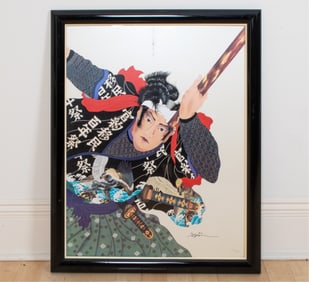 HISASHI OTSUKA 'THE MASTER' SAMURAI SILKSCREEN