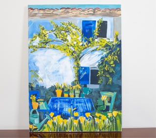 CONTEMPORARY STILL LIFE PAINTING A/C