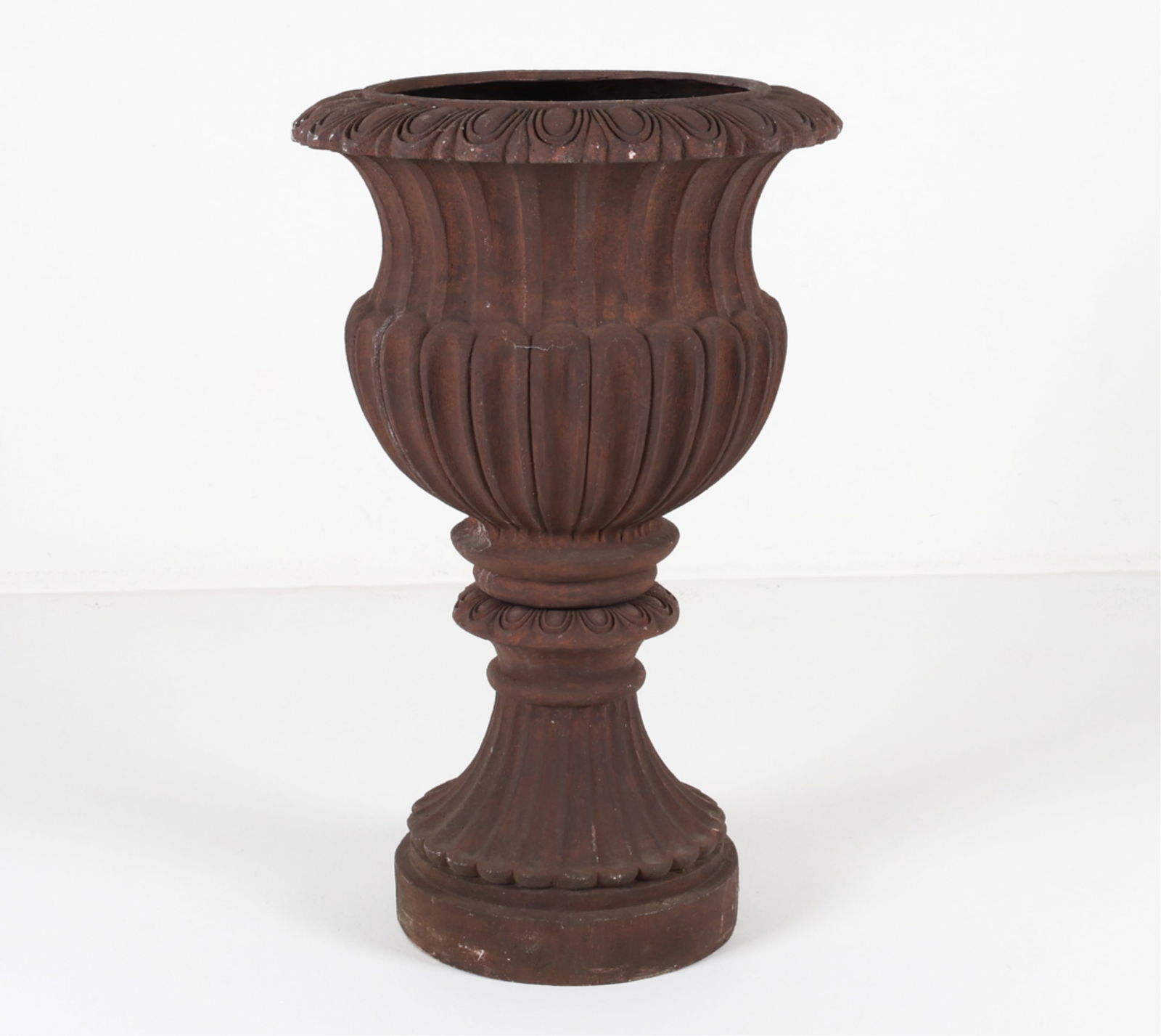 NEOCLASSICAL CAST PLASTER URN PLANTER (1 of 15)