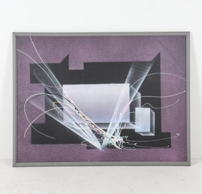 CONTEMPORARY ABSTRACT MIXED MEDIA PAINTING