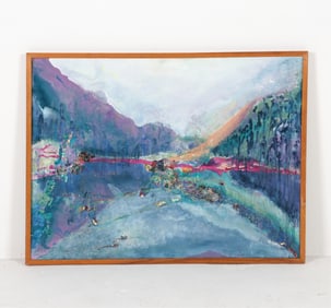 MARILYN WEISS - MIXED MEDIA LANDSCAPE PAINTING