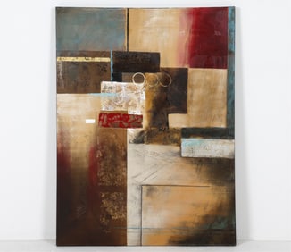 CONTEMPORARY ABSTRACT A/C PAINTING