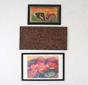 ABSTRACT ANIMALS ART GROUPING