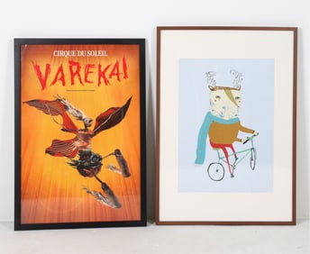 (2) CONTEMPORARY POSTER PRINTS