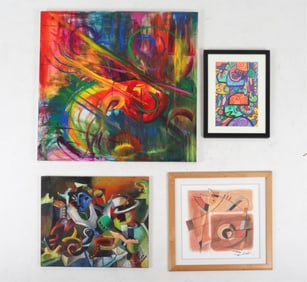 ABSTRACT PAINTING GROUPING