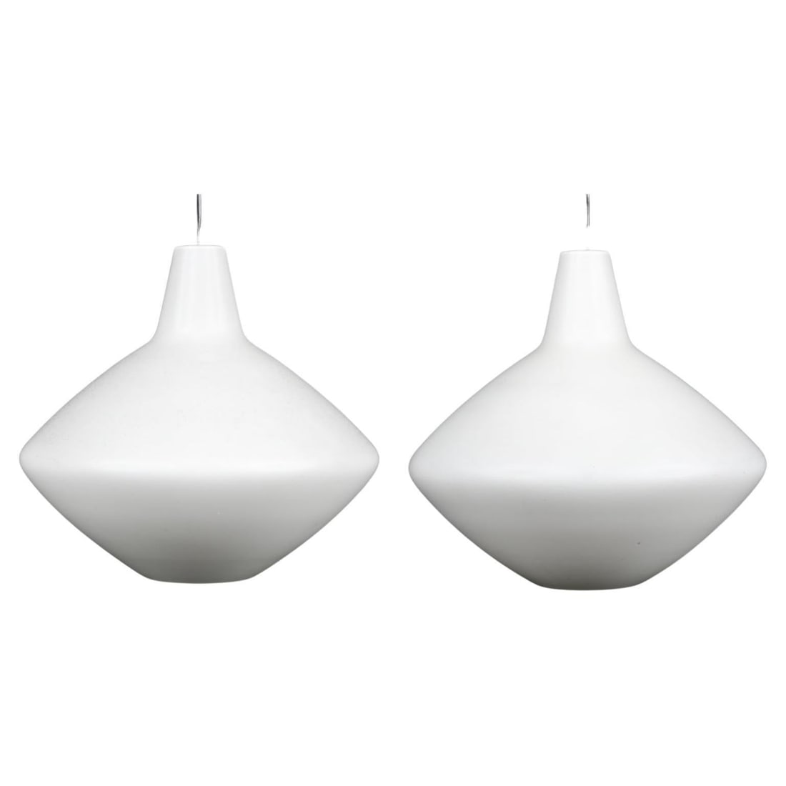 (2) LISA JOHANSSON-PAPE SPACE AGE OPALINE PENDANTS (1 of 8)