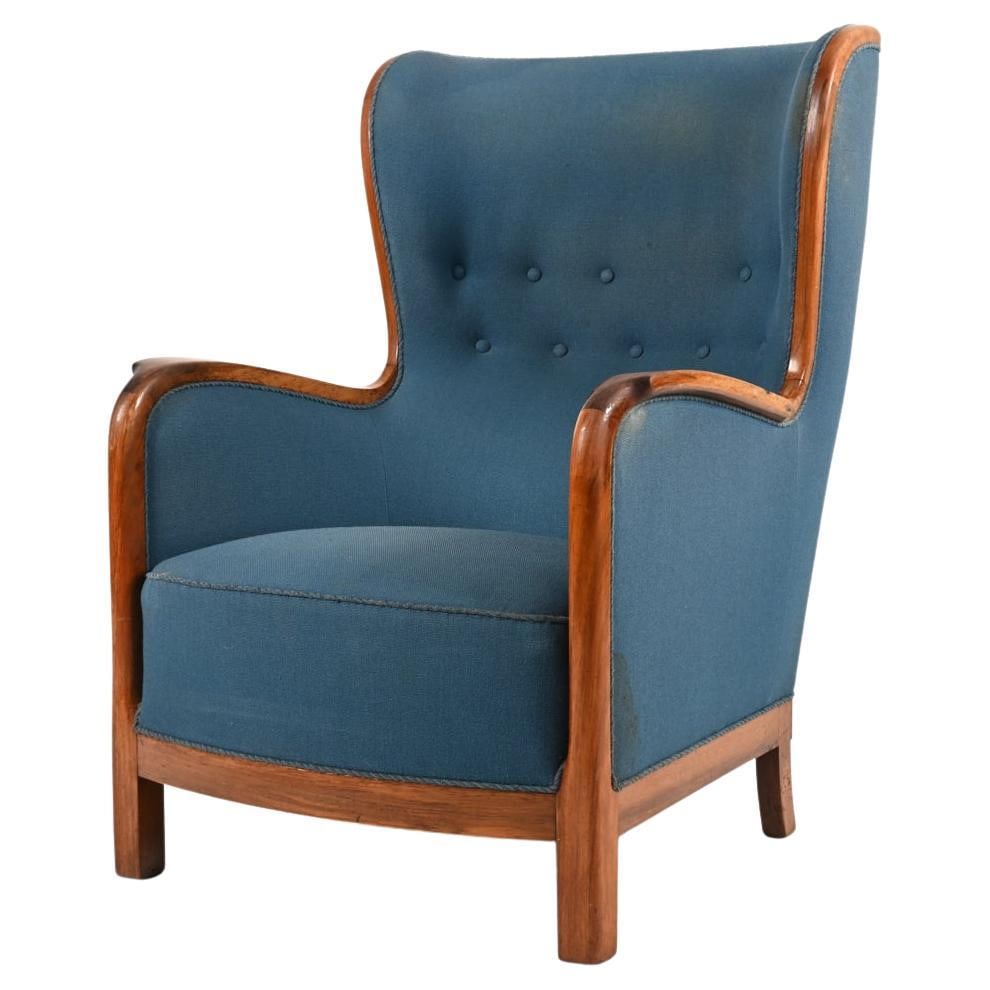 MAHOGANY EASY CHAIR BY FRITS HENNINGSEN (1 of 19)