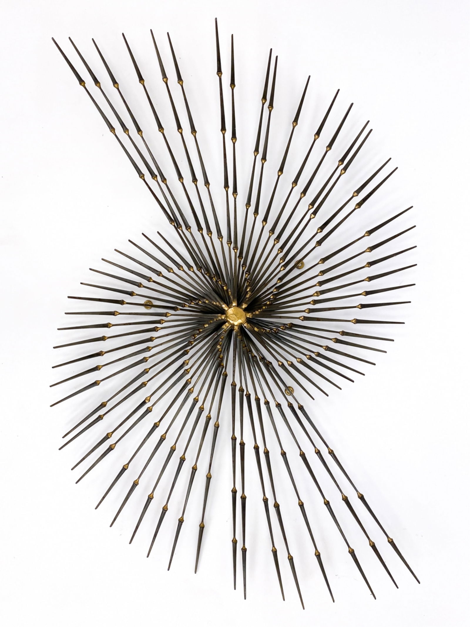 RON SCHMIDT BRUTALIST WELDED NAIL SCULPTURE (1 of 8)