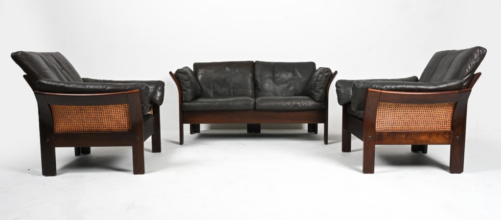 DANISH LEATHER SOFA SUITE ATTR. GEORG THAMS (1 of 11)