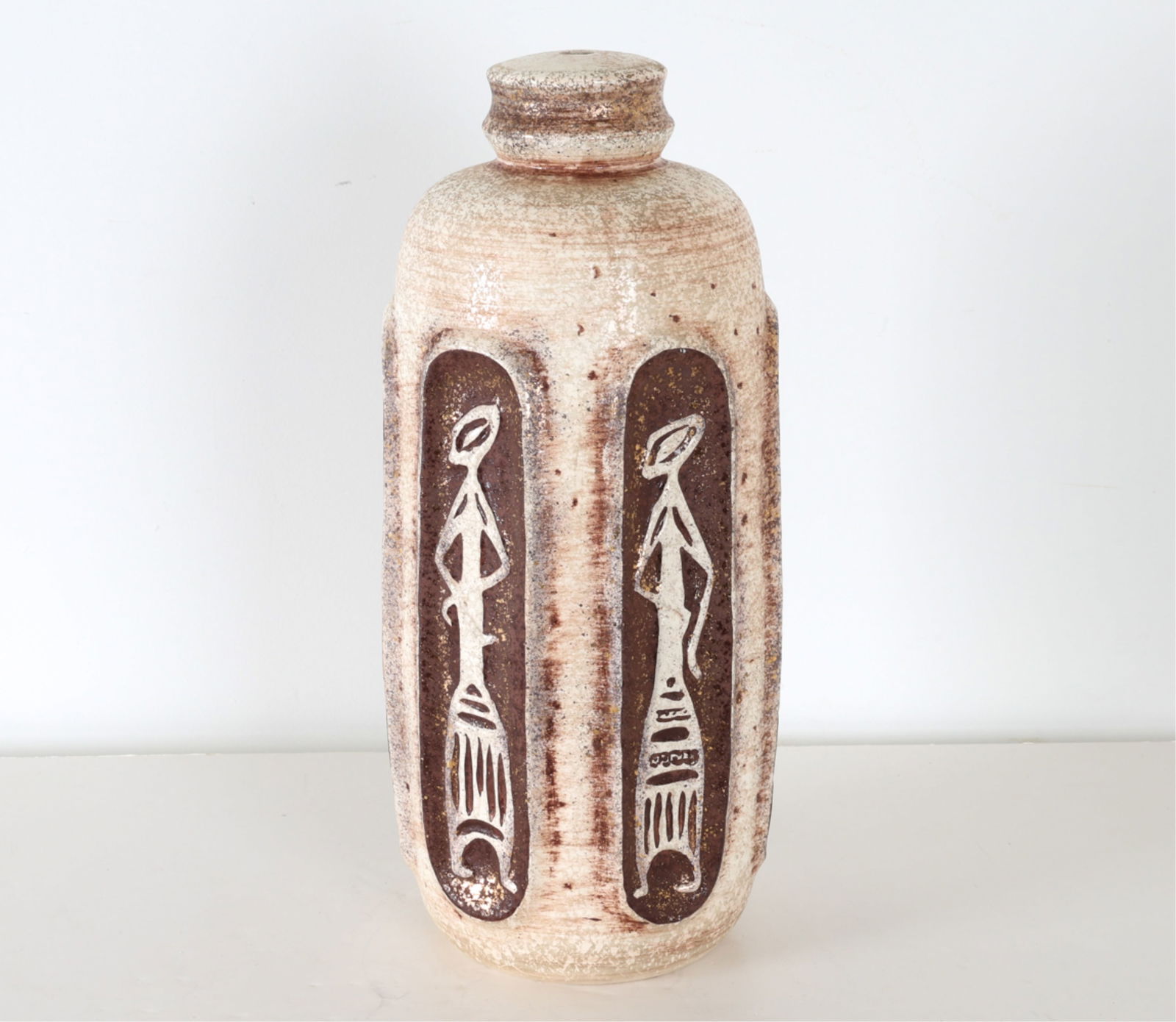 TYE ABSTRACT FIGURAL CERAMIC POTTERY LAMP BASE (1 of 10)