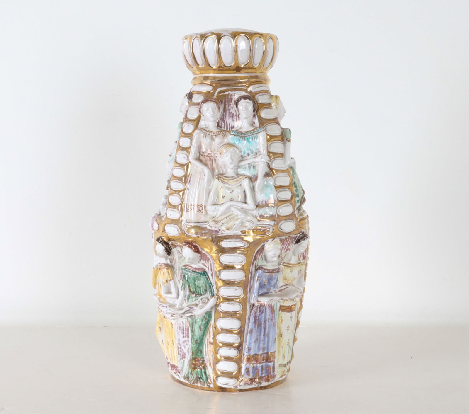 EUGENIO PATTARINO ITALIAN PORCELAIN LAMP BASE (1 of 13)