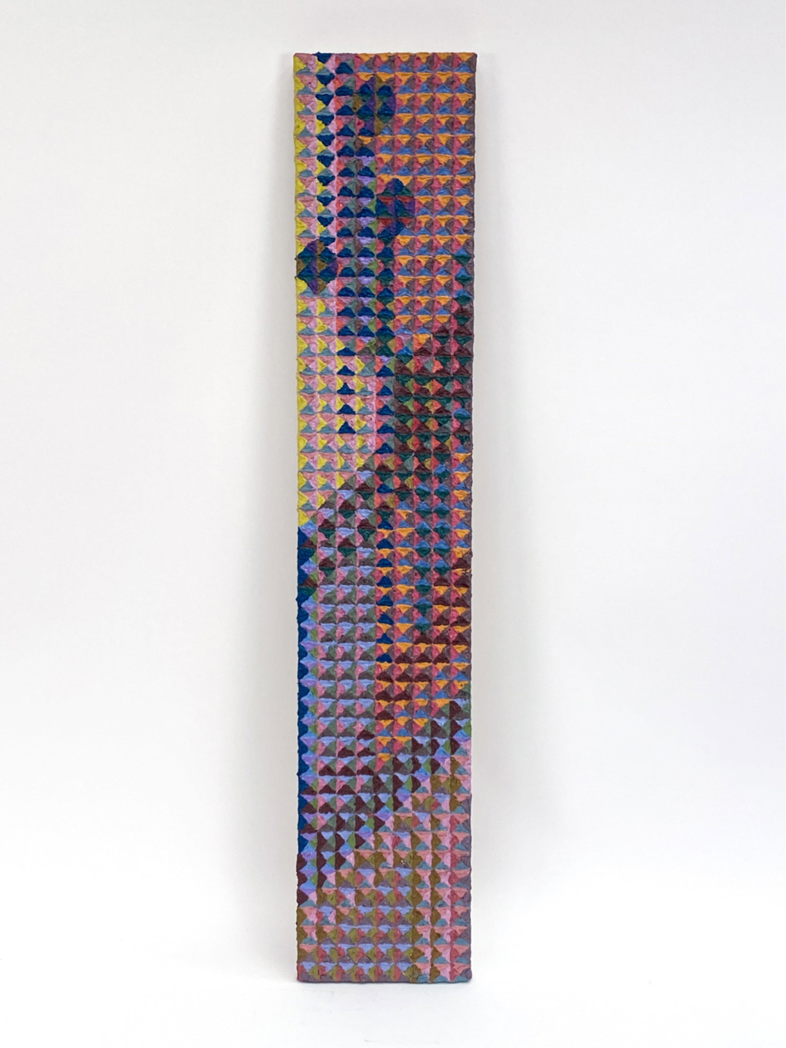 ABSTRACT GEOMETRIC PAINTING, SIGNED (1 of 6)