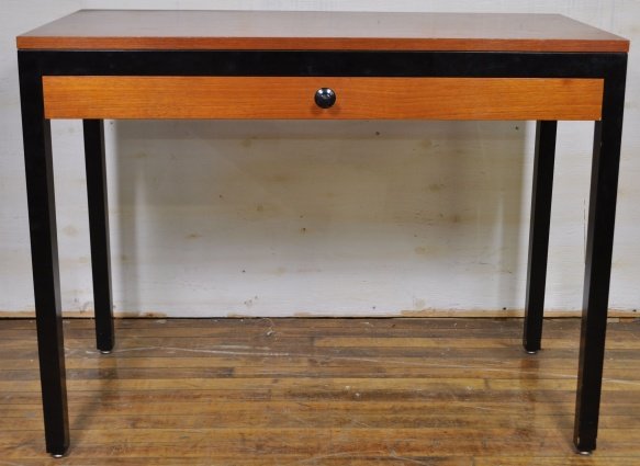 GEORGE NELSON FOR HERMAN MILLER VANITY OR DESK: Measures: 38.5" x 20" x 30" With Adjustable or removable mirror