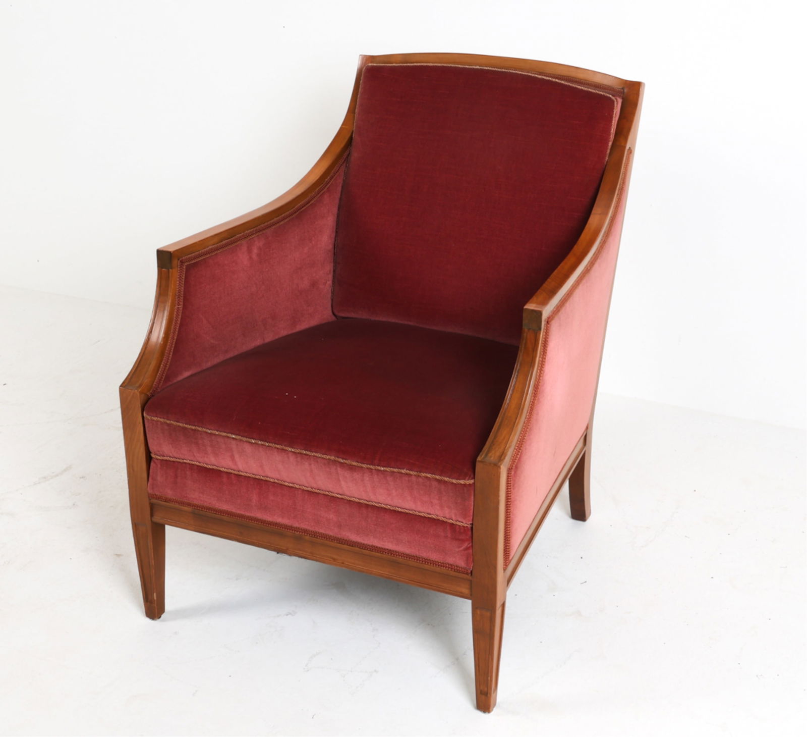 FRITS HENNINGSEN STYLE VELOUR ACCENT CHAIR (1 of 14)