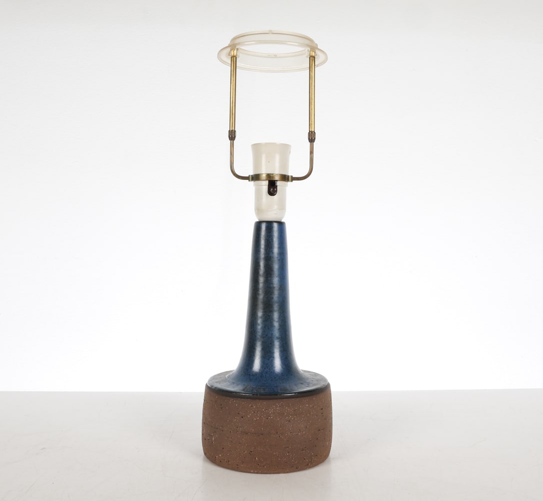 DANISH POTTERY LAMP, 1960'S (1 of 12)