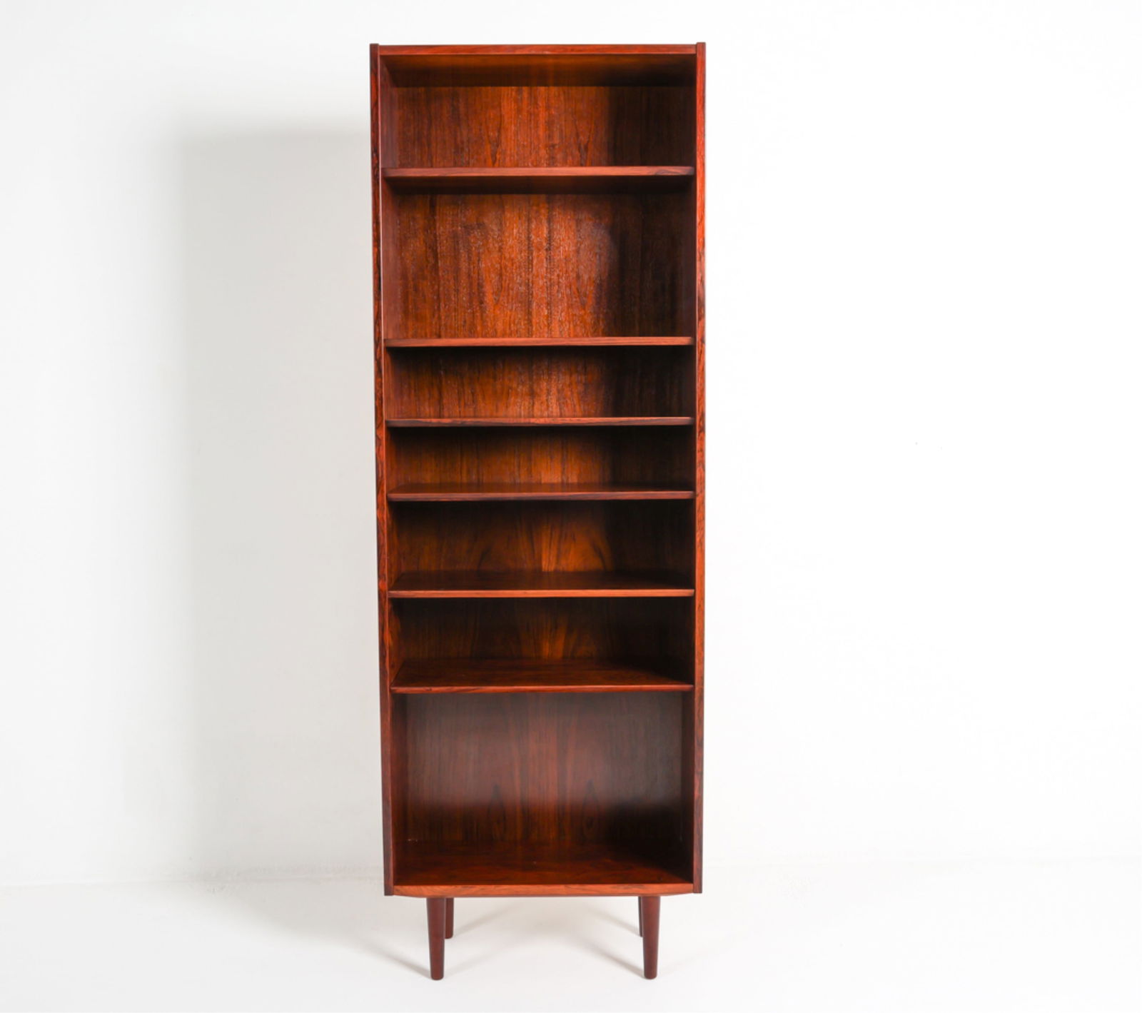 POUL HUNDEVAD DANISH ROSEWOOD BOOKCASE, C.1960'S (1 of 9)